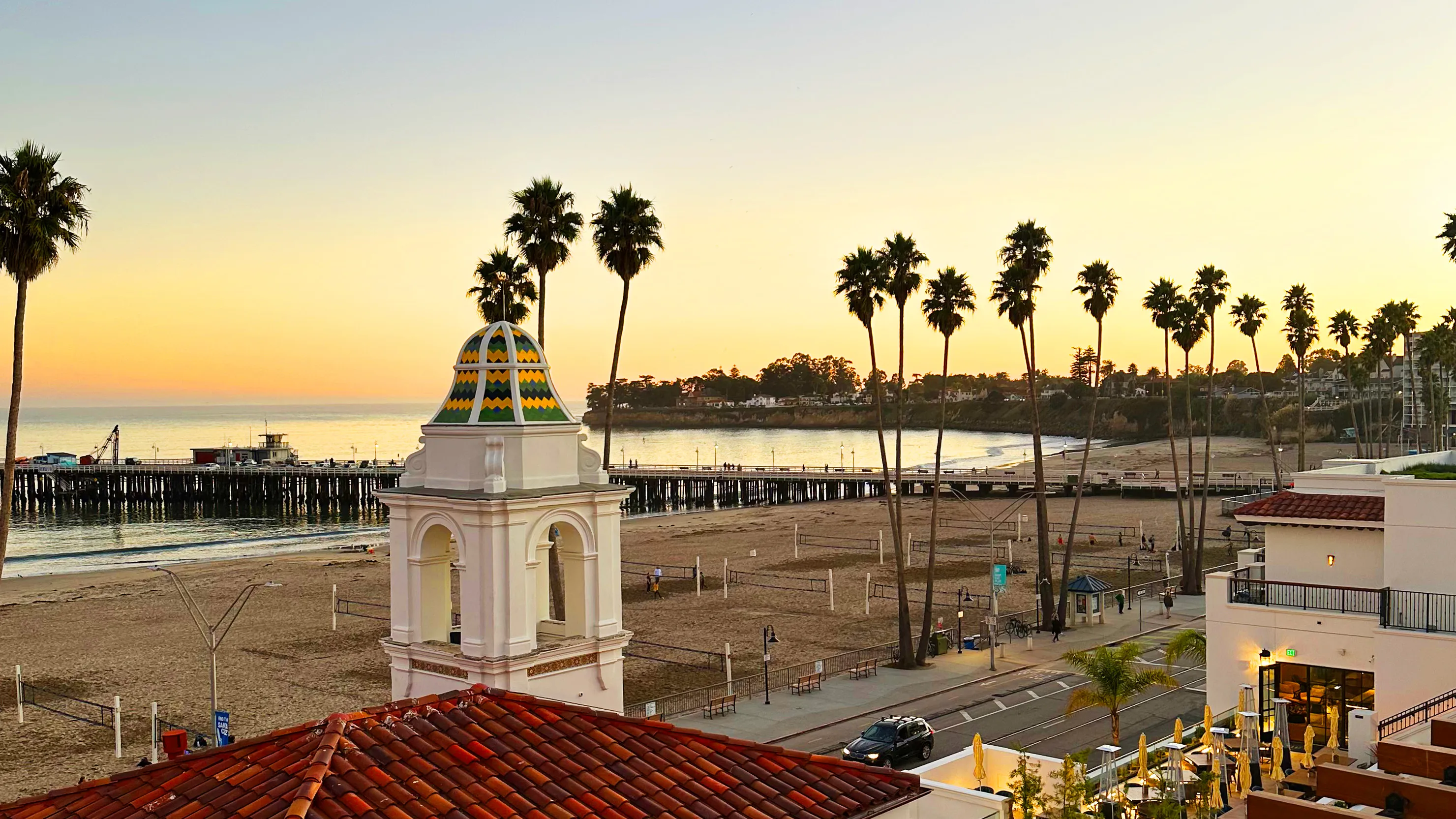 Beach Hill historic district overlooking Monterey Bay
