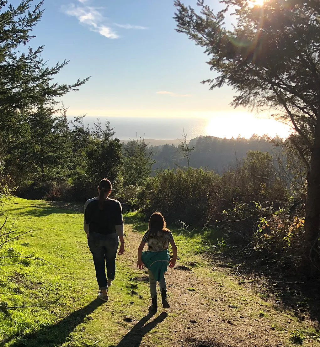 Walking in Pescadero